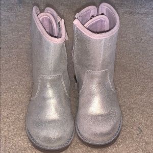 Silver  UGG boots size toddler 8